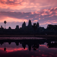Sunrise over Angkor Wat, Siem Reap, Cambodia