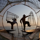 Fishermen at Inle Lake, Myanmar