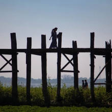 U Bein Bridge, Mandalay, Myanmar