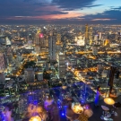 View from the King Power Maha Nakhon Tower, Bangkok, Thailand