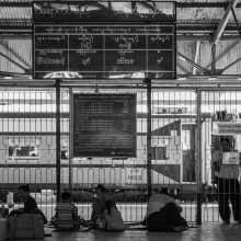 Central railway station, Yangon, Myanmar