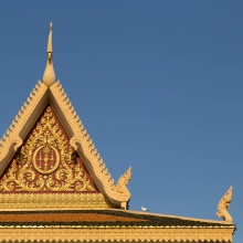 Royal Palace roof, Phnom Penh, Cambodia