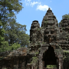 Angkor Thom gateway, Siem Reap, Cambodia